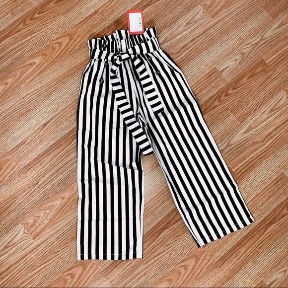 Other - Striped, Belted Pant